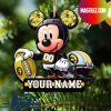 Iowa State Cyclone NCAA Mickey Mouse Christmas Tree Decorations Custom Name Xmas Ornament