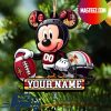 Iowa Hawkeyes NCAA Mickey Mouse Christmas Tree Decorations Custom Name Xmas Ornament