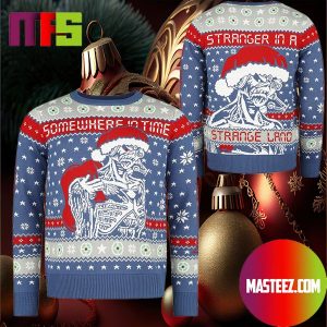 Iron Maiden Somewhere In Time Stranger In A Strange Land Holiday Ugly Christmas Sweater