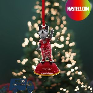 KC Wolf Kansas City Chiefs Mascot Christmas Tree Decorations Xmas Ornament