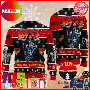 Kiss I Was Made For Lovin You Unique Design Best For Holiday Ugly Christmas Sweater Kiss I Was Made For Lovin You Unique Design Best For Holiday Ugly Christmas Sweater