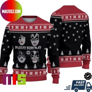 Kiss Merry Kissmas Snowflake Pattern Unique Design For Holiday Ugly Christmas Sweater Kiss Merry Kissmas Snowflake Pattern Unique Design For Holiday Ugly Christmas Sweater