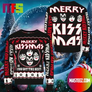Kiss Merry Kissmass You Got The Best Unique Design For Holiday Ugly Christmas Sweater Kiss Merry Kissmass You Got The Best Unique Design For Holiday Ugly Christmas Sweater