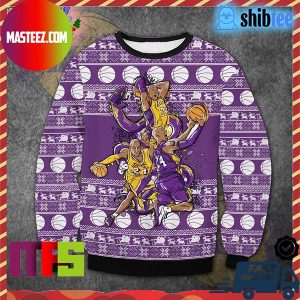 Kobe Bryant 24 Legend Of Los Angeles Lakers For Holiday Ugly Christmas Sweater