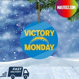Los Angeles Chargers NFL Victory Monday Christmas Tree Decorations Xmas Ornament