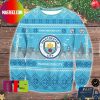 Manchester City FC Disney Team Custom Name Best For Holiday Ugly Christmas Sweater