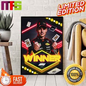 Max Verstappen Wins In Las Vegas GP 2023 Winner Home Decor Poster