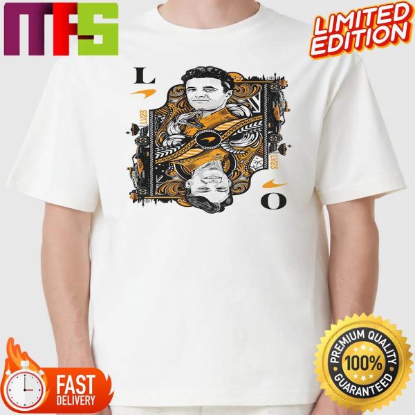 McLaren F1 Drivers Oscar Piastri And Lando Norris Card Edition Classic T-shirt