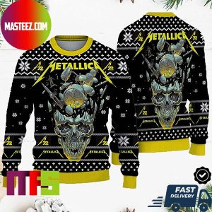 Metallica M72 72 Seasons Album Skull Unique Design For Holiday Ugly Christmas Sweater