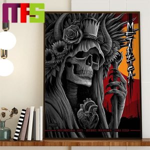 Metallica M72 Detroit In Michigan At Ford Field On November 10th 2023 Home Decor Poster Canvas