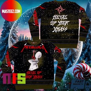 Metallica Metal Up Your Xmass Holiday Ugly Christmas Sweater