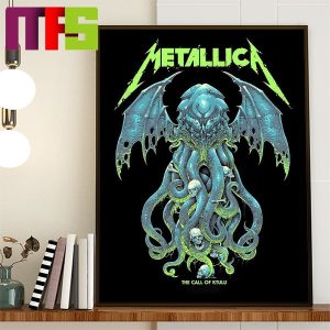 Metallica The Call Of Ktulu Regular Edition Artwork Home Decor Poster Canvas
