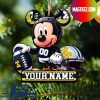 Miami Hurricanes NCAA Mickey Mouse Christmas Tree Decorations Custom Name Xmas Ornament