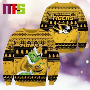 Missouri Tigers NCAA Grinch Funny Best For Holiday Christmas Ugly Sweater