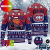 Minnesota Wild Mascot NHL Personalized Name Unique Design For Holiday Ugly Christmas Sweater