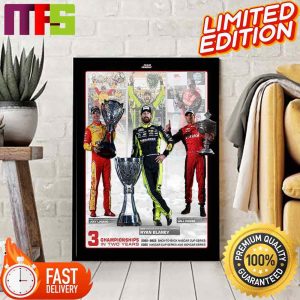 NASCAR Team Penske Going For More In 2024 Home Decor Poster NASCAR Team Penske Going For More In 2024 Home Decor Poster