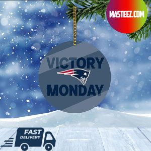 New England Patriots NFL Victory Monday Christmas Tree Decorations Xmas Ornament