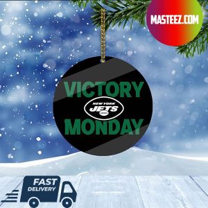 New York Jets NFL Victory Monday Christmas Tree Decorations Xmas Ornament