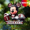 Notre Dame Fighting Irish NCAA Mickey Mouse Christmas Tree Decorations Custom Name Xmas Ornament