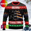 Pink Floyd All Members Logo Snowflake Patten Best For Holiday Ugly Christmas Sweater