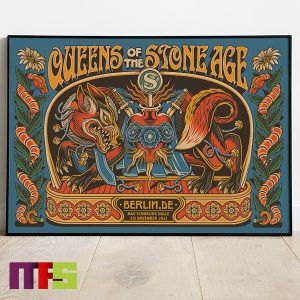 Queens Of The Stone Age Berlin DE At Max Schmeling Halle On November 9th 2023 Home Decor Poster Canvas
