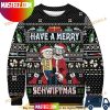 Rick And Morty UFO Cartoon Animation Christmas Ugly Sweater