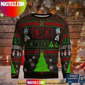 Rick Sanchez Chemistree Chemistry Rick And Morty Ugly Christmas Sweater Rick Sanchez Chemistree Chemistry Rick And Morty Ugly Christmas Sweater