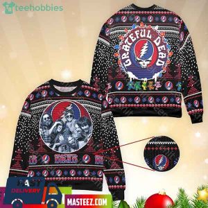 Rock Band Grateful Dead Christmas Gift For Men And Women Xmas Fan Gifts Ugly Sweater