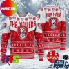San Francisco 49ers Big Logo Snowflake Pattern Best For Holiday Ugly Christmas Sweater