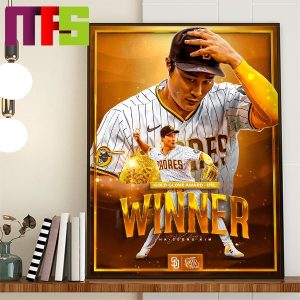 San Diego Padres Ha Seong Kim Rawlings Gold Glove Winner Utility Player 2023 Home Decor Poster Canvas