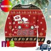 San Francisco 49ers Super Mario Snowflake Pattern For Holiday Ugly Christmas Sweater