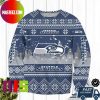 Seattle Seahawks Christmas Hat Seahawks Logo Pattern Best For Holiday Ugly Christmas Sweater