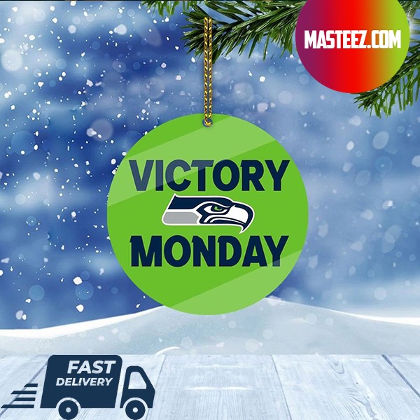 Seattle Seahawks NFL Victory Monday Christmas Tree Decorations Xmas Ornament