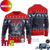 Sheffield Wednesday EFL Logo Snowflakes Pattern Custom Name Ugly Christmas Sweater