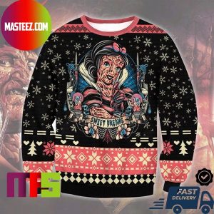 Snow White Disney Princess As Freddy Kreuger Sweet Dreams Holiday Ugly Christmas Sweater