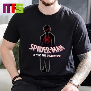 Spider Man Beyond The Spider Verse Scary Mile Morales Halloween Essentials T-Shirt