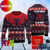 Spider Punk Spider Man Logo Pattern Unique Design Ugly Christmas Sweater