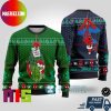SpongeBob SquarePants Red Pattern For Holiday Funny Ugly Christmas Sweater