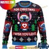 Stitch Blue Comic Book Patterns Disney 3D Ugly Sweater