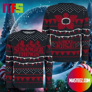 Stranger Things The Upside Down Unique Design For Holiday Ugly Christmas Sweater