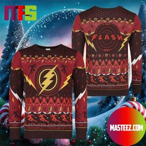 The Flash The Flashpoint Paradox Past Future For Holiday Ugly Christmas Sweater