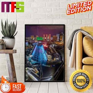 The Pit Building is Ready For Las Vegas GP 2023 Home Decor Poster