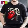 The Rolling Stone Hackney Diamonds Tour 2024 Double Logo Classic T-Shirt