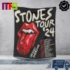 The Rolling Stones Hackney Diamonds Tour 2024 Double Logo Essentials Blanket