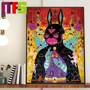 Tool Knoxville TN At Thompson Boling Arena On November 3rd 2023 Home Decor Poster Canvas