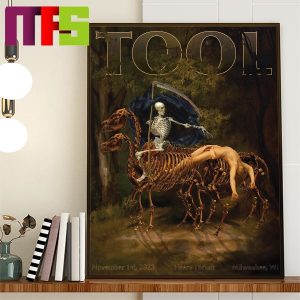 Tool Milwaukee WI At Fiserv Forum On November 1st 2023 Home Decor Poster Canvas