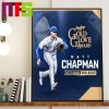 Toronto Blue Jays Kevin Kiermaier Rawlings Gold Glove Winner Outfield 2023 Home Decor Poster Canvas