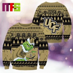 UCF Knights NCAA Grinch Funny Best For Holiday Christmas Ugly Sweater