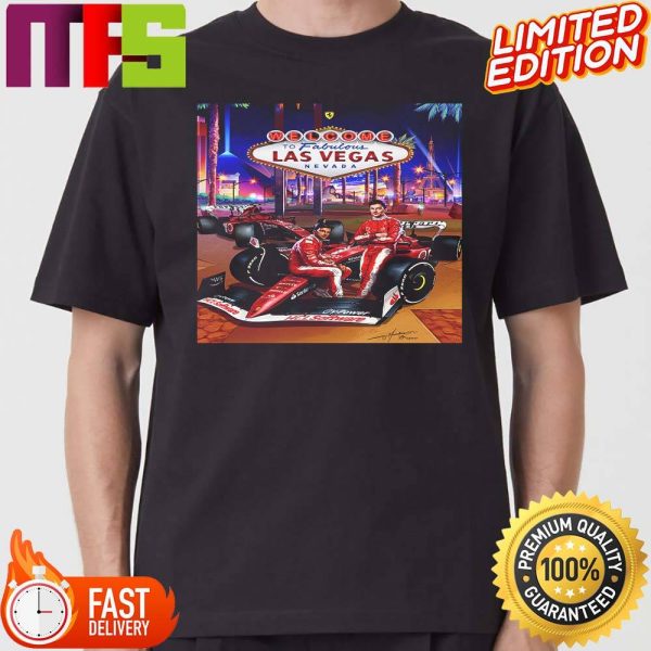 Viva Las Vegas Scuderia Ferrari F1 Is Ready For Las Vegas GP 2023 Classic T-shirt