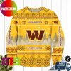 Washington Capitals Mascot NHL Personalized Name Unique Design For Holiday Ugly Christmas Sweater